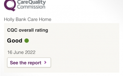 Congratulations Hollybank on your ⭐️ ‘GOOD’ ⭐️  CQC rating