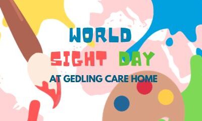 Painting Without Peeking: Gedling Residents Mark World Sight Day with a Colourful Challenge